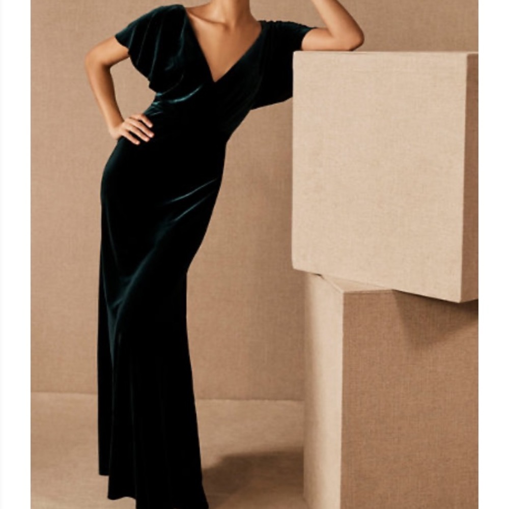 Jenny Yoo Ellis Velvet Dress